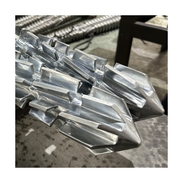 80/156 Conical Twin Screw Barrel for UPVC Foam Board Plastic Machine