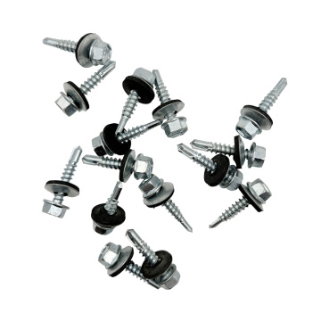 Hex Washer Head drilling Screws With Tapping Screw