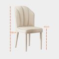 Solid wood dining chair modern minimalist