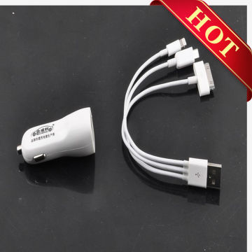 Hot Sales For Iphone Dual-use Usb Car Charger