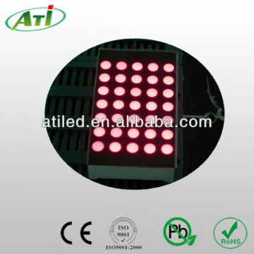 0.7 inch 5*7 dot matrix led display, red color dot matrix