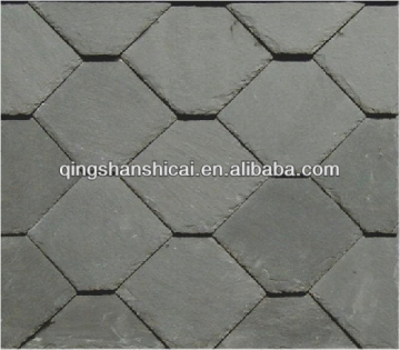 Light grey black roofing slate tiles