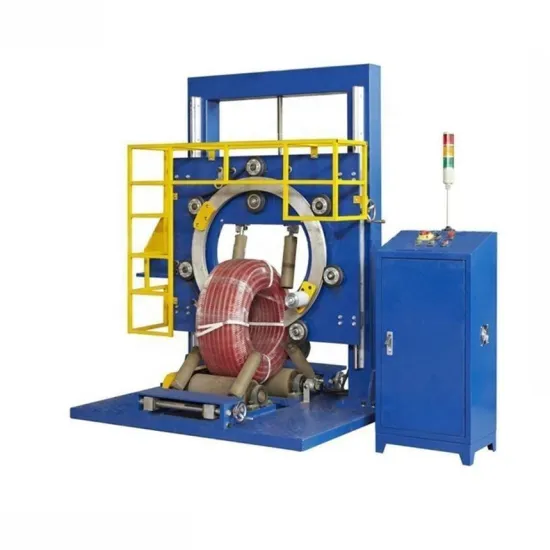 Vertical Stretch Film Tyre Coil Wrapping Machine for Packing Tyre Products