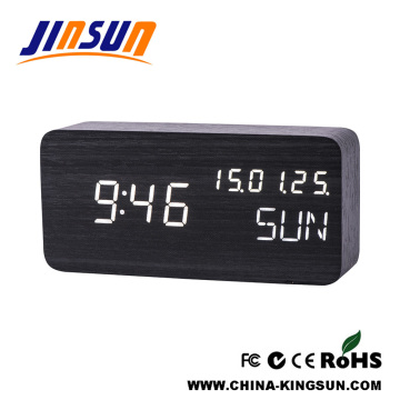 Square Low Voltage Led Calendar Clock