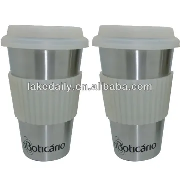 wide mouth stainless steel travel coffee mug