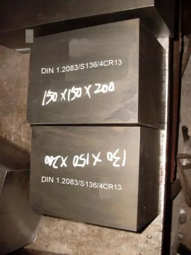 Mirror Polishing Din 1.2083 / Aisi 420 / S136 / Gb 4cr13 Plastic Mould Steel Blocks