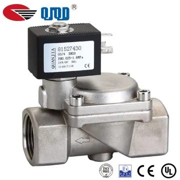 High pressure stainless steel diaphragm 24v dc pneumatic solenoid valve