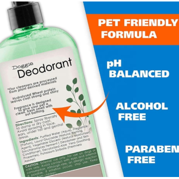 Deodorante e rinfrescante Deodorante per cani