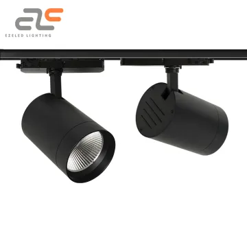 Aluminum Housing COB Adjustable Track Lighting 50 Watt Removable Head