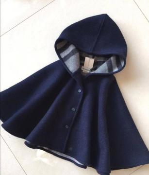 2020 Woollen Pure Wool Children Multicolor Plain Cloak