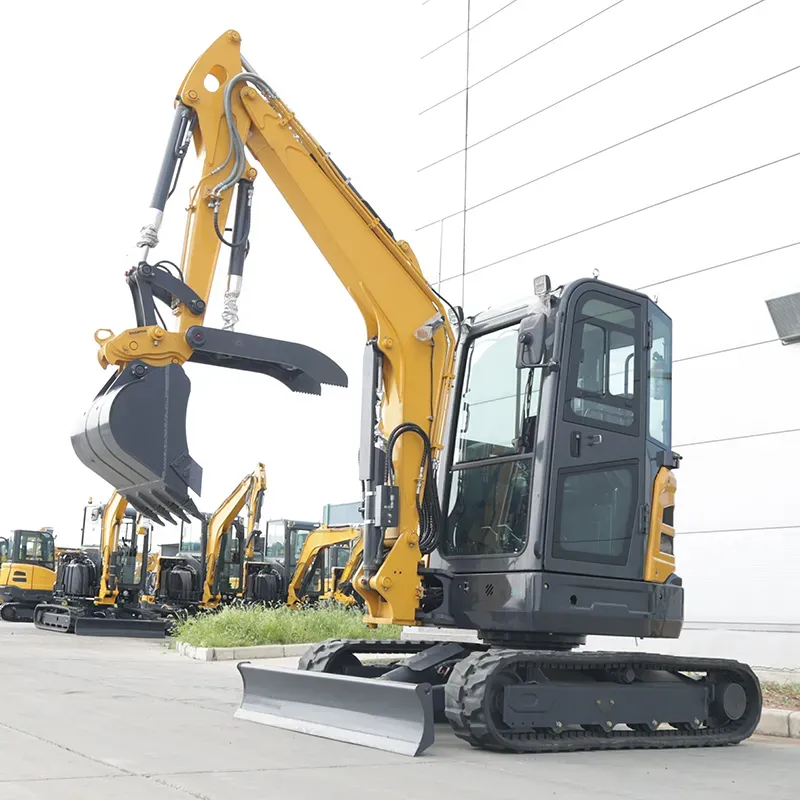 3.7t Heavy Duty Hydraulic Mini Excavator with Free Shipping and CE/OEM Certification