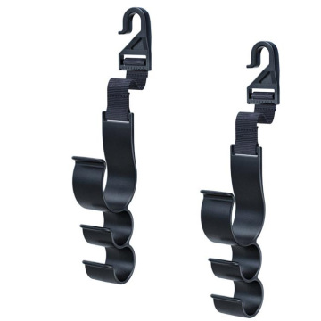 Universal Car Seat Headrest Hooks - Organizer and Umbrella Holder