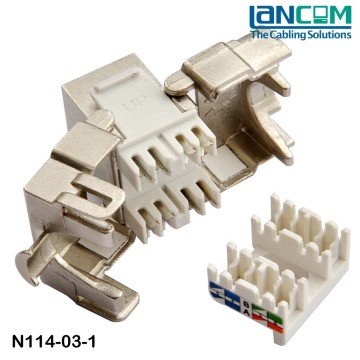 Lancom CE,RoHS,UL,cUL,VDE Certificate professional CAT 6A STP jack, 110 type/krone type