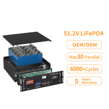 Lifepo4 Battery Pack Cabinet 48V-51.2V 100AH Deep Cycle Lithium Ion Batteries Battery Rack
