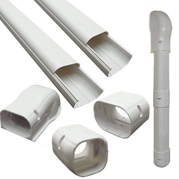 Perlindungan paip PVC untuk garis hiasan penghawa dingin mini