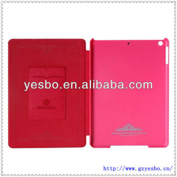 high quality stand pu leather case for ipad 5 with card slot