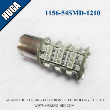 OSRING Hot sale 12V BA15S BAY15D 54 SMD 1210 car turning bulb led 1156