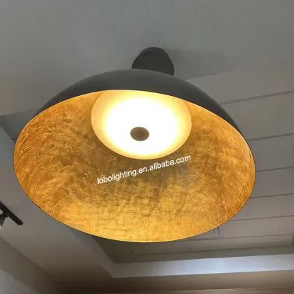 Copper Material Minimalist Retro Chandelier Pendant Lights for Restaurant Lighting