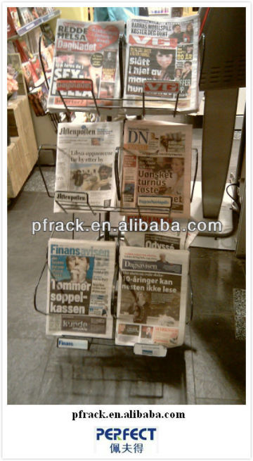 commercial newspaper stands