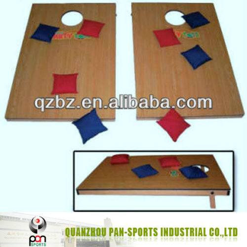 Outdoor Wooden Bean Bag Toss Game For Kids, High Quality Outdoor Wooden