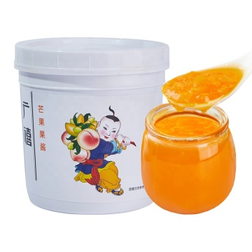 1,3 kg Bubble Tea Obst Marmelade: Konzentrieren Sie sich auf Mangogeschmack für Getränkezutaten