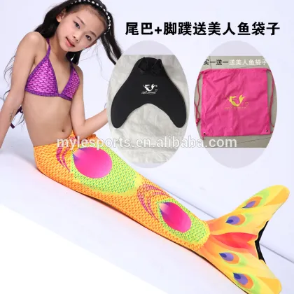 1 piece swimwear children swimwear Mermaid Tail Swimming
