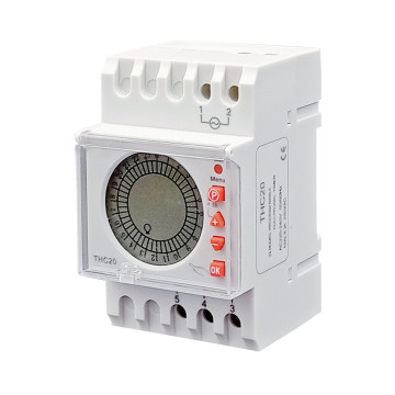 220-240VAC Programmable Digital Timer Switch with Backlit LCD Display: THC20-1C Periodic Timer Control