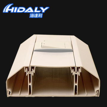 White PVC channel 180X50 PVC Fabricated Type trunking