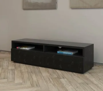 LivingRoom Furniture Glass mirror TV cabinet