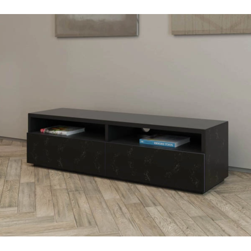 Meuble de salon en verre miroir TV Cabinet