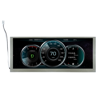 Shenzhen Supplier 10.3 inch TFT LCD with LVDS Interface, 1280x480 Resolution