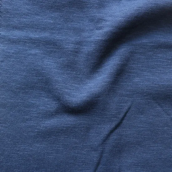 Hot Sale Slub Soft Hand Feeling Stretchy Wrinkle-Resistant CTN60%/Poly40% Terry Fleece