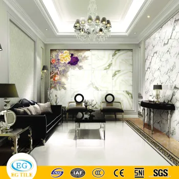 80x80 Italian marble bianco white micro crystal vitrified glazed 3d flooring tile