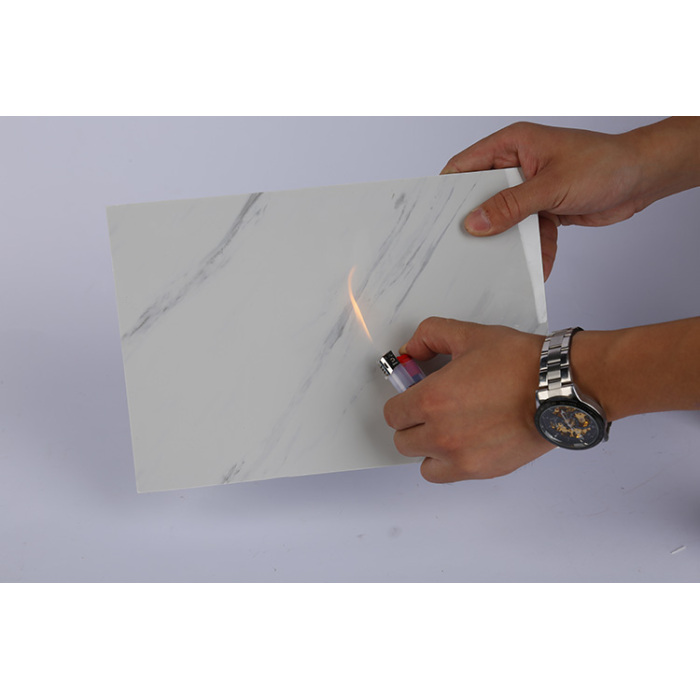 แผ่นหินอ่อน UV พลาสติก PVC สำหรับตกแต่งผนัง
