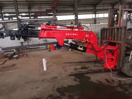 Vehicle Truck car mount crane Small Crane lifting boom for high  air working