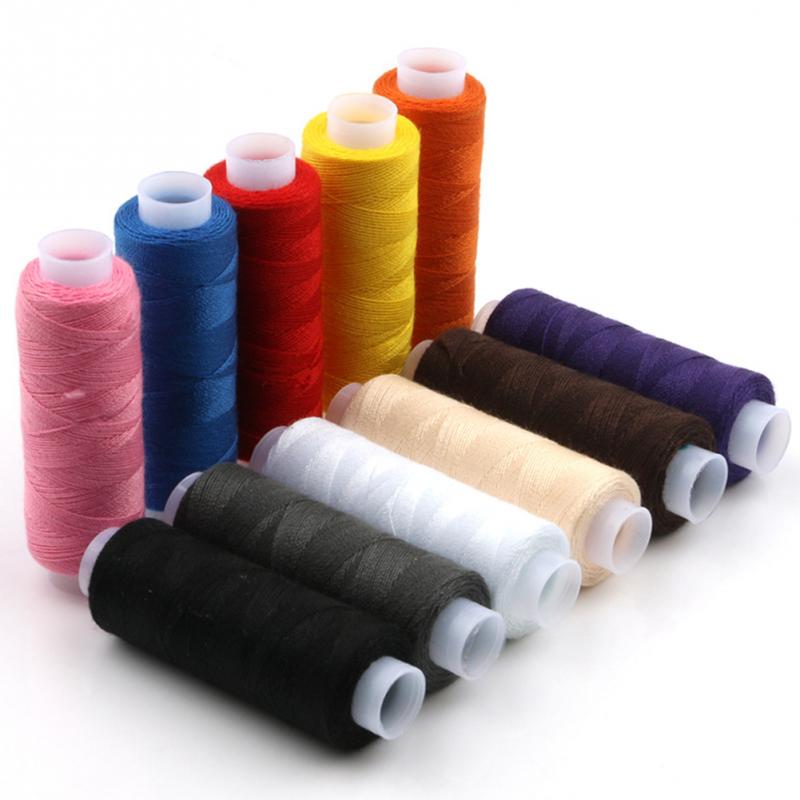 12 Colors/set sewing Knitting Thread Reel for Hand Stitching Machine Sewing Thread Finest Polyester Durable