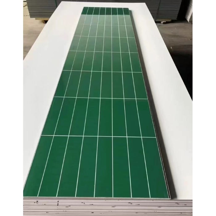 แผ่นผนังกันลื่น SPC สไตล์ห้องน้ำหรูหรา