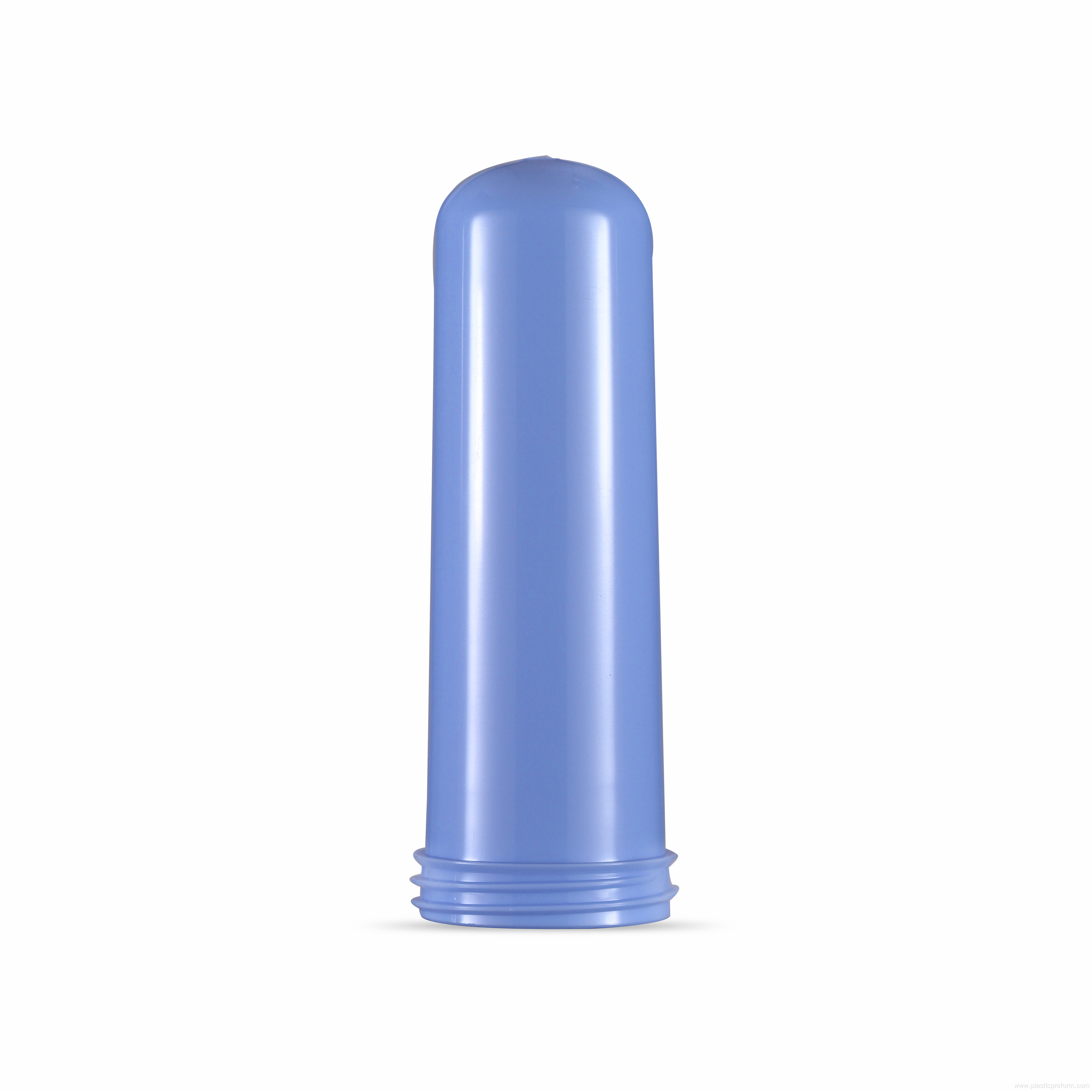 38mm Acrylic blue cosmetic bottle PET preform