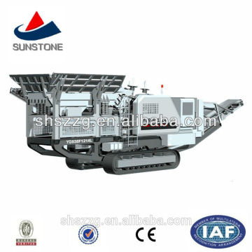 mobile crushing and screening plant