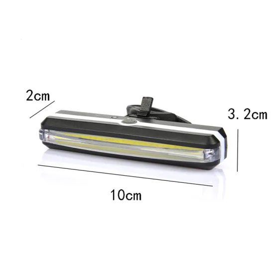 USB Rechargeable cob Rear Tail Bike Light Lamp Taillight