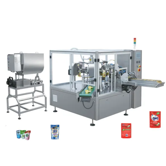 High-Performance Automatic 304 Stainless Steel Rotary Zipper Bag Honey Packing Machine