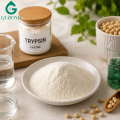 Polvo de enzima tripsina para hidrólisis de proteínas