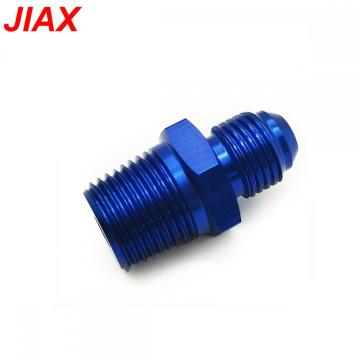 Aluminum Fuel Hose Fitting Adapter Straight Black Anodized