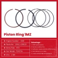 ຊິ້ນສ່ວນອັດຕະໂນມັດ Toyota Piston Ring 1MZ 13011-20010