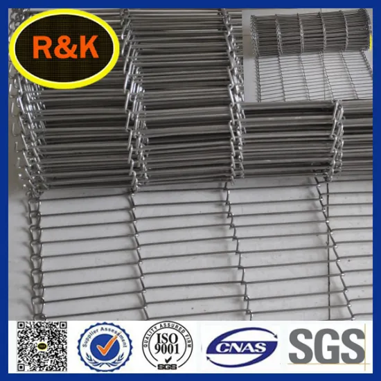 SS 304 316 316L Stainless Steel Heat Resistant Conveyor Belt For Bread/stainless steel wire mesh bakery belt conveyor