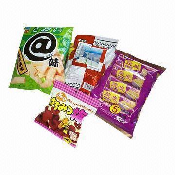 Snack Packing, Made of Pet + Pet + LLDPE Material for Lamination