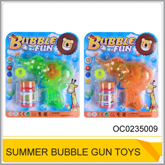 Summer elephant shape bubble gun with no battery OC0235009