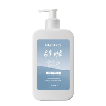 Mayfancy personalizada leite de seda Lavagem de corpo 400ml