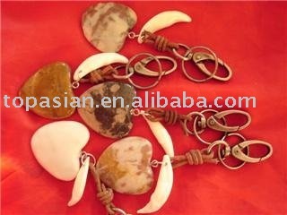 stone keychain