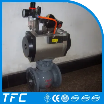 pneumatic operated floating ball valve